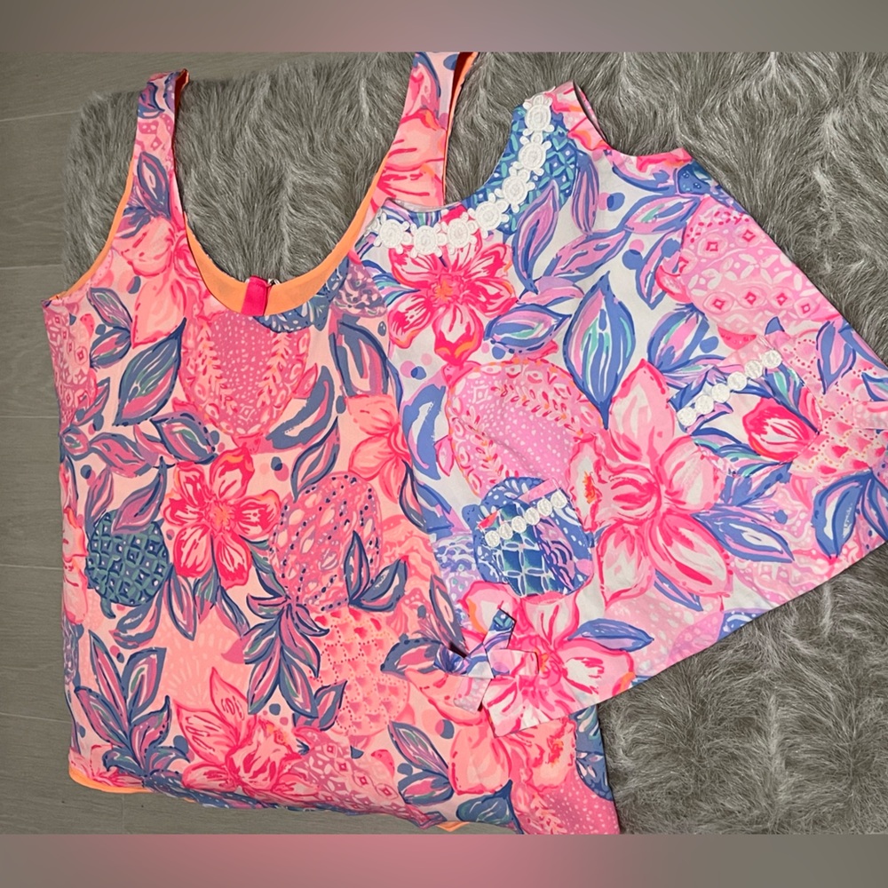 Mommy and Me NWT Lilly Pulitzer Pink Isle Snappy Turtle Set!